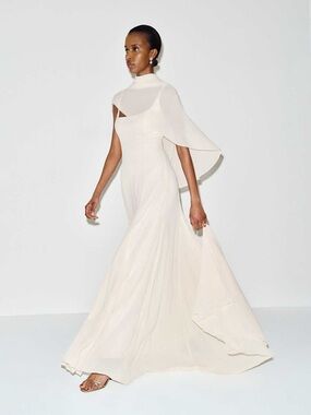 reformation wedding dress NWT HollyhockDress Ivory White Long Maxi Bridal Gown $398 MSRP Hestia Dress